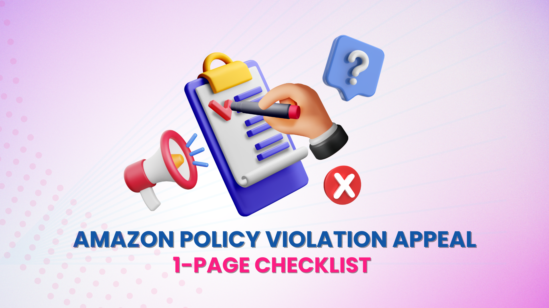Amazon Policy Violation Appeal – 1-Page Checklist