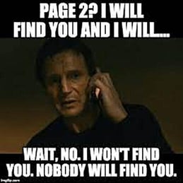 page 2? i wont find you and i wont kill you